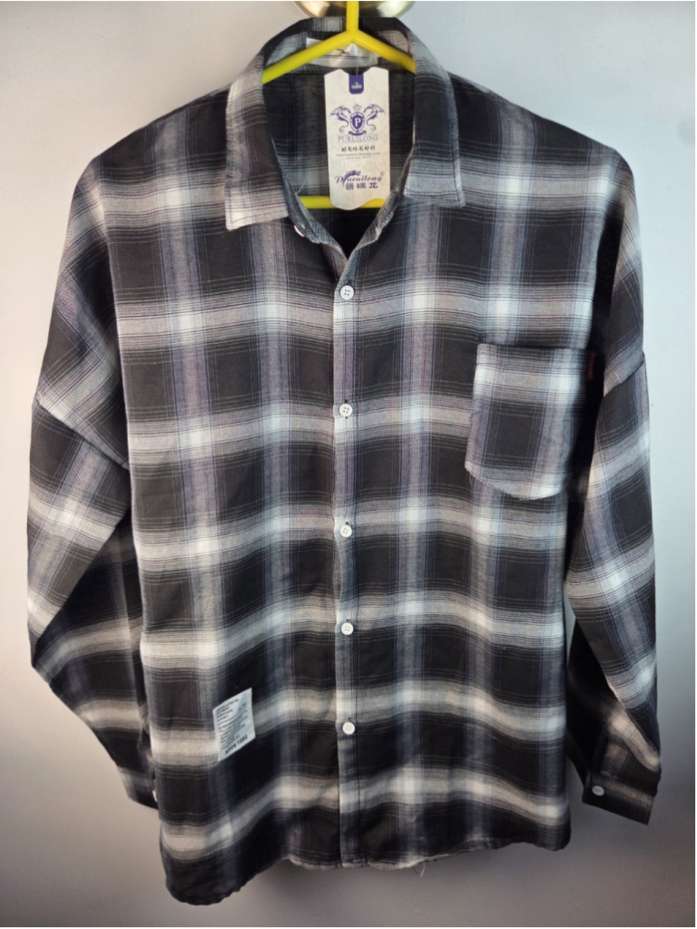 Puruilong Men's Long Sleeves Shirt 2XL New With Tag